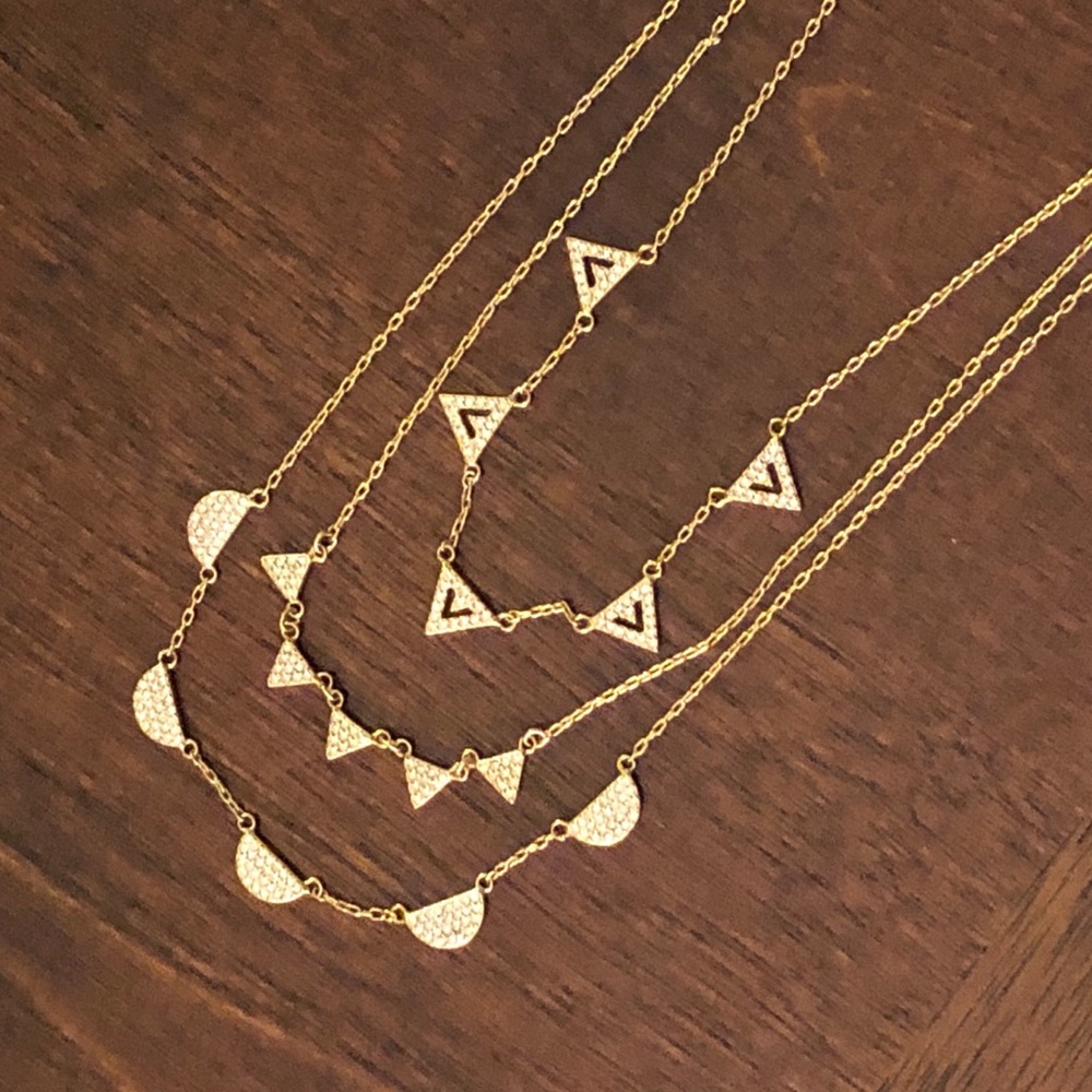 Stella & Dot petite 3 in 1 necklace